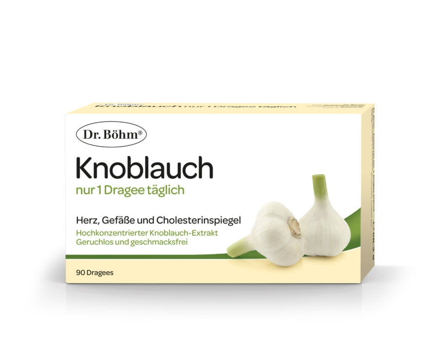 Dr. Böhm® Knoblauch nur 1 Dragee täglich