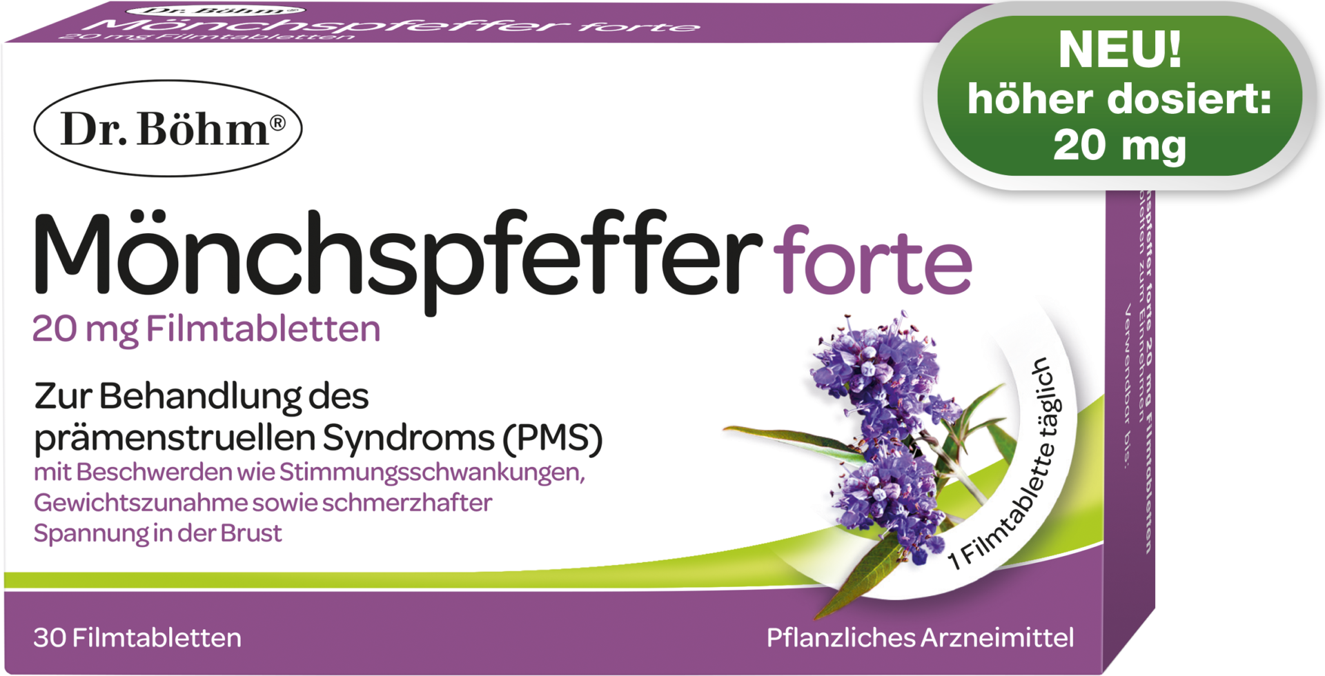 Dr. Böhm® Mönchspfeffer forte 20 mg Filmtabletten