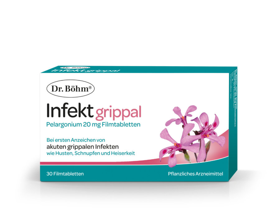 Dr. Böhm® Infekt grippal Pelargonium 20 mg Filmtabletten