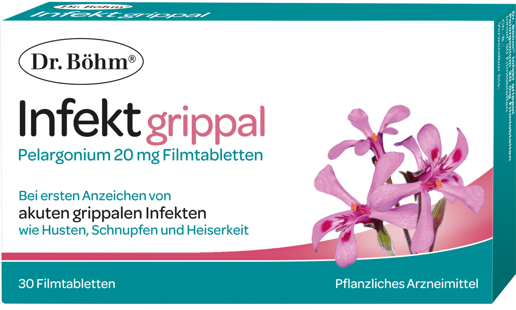 Dr. Böhm® Infekt grippal Pelargonium 20 mg Filmtabletten