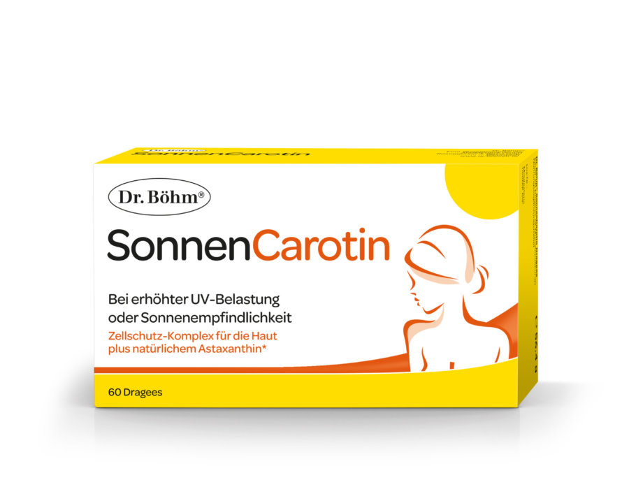 Dr. Böhm® SonnenCarotin Dragees - bei erhöhter UV-Belastung und Sonnenempfindlichkeit